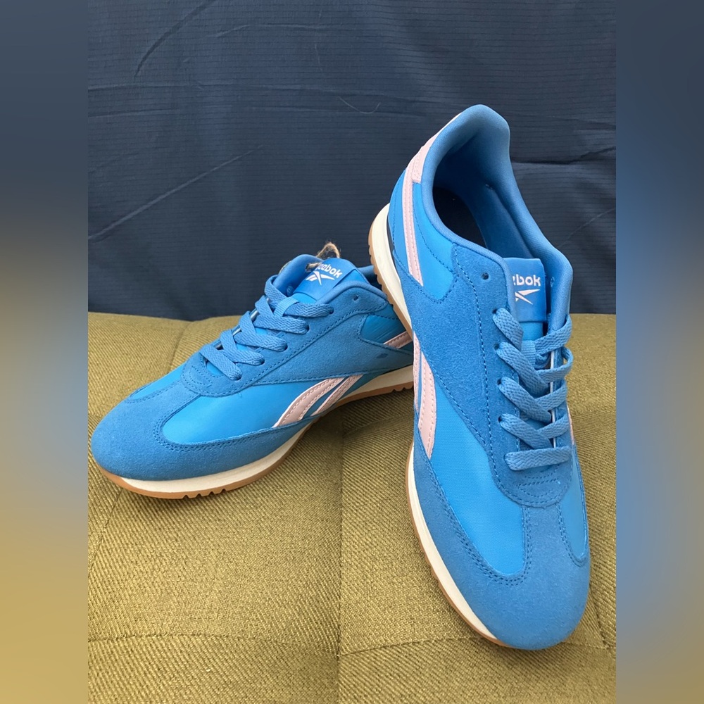 New Reebok Sky Blue Athletic Shoes